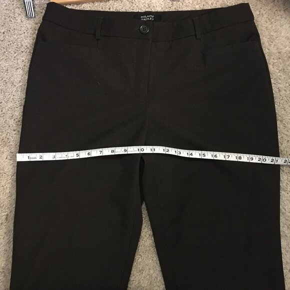 Hilary Radley Brown Trouser Dress Pants Size 8 - Picture 13 of 16